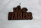 She is Fearless Iron-On Patches