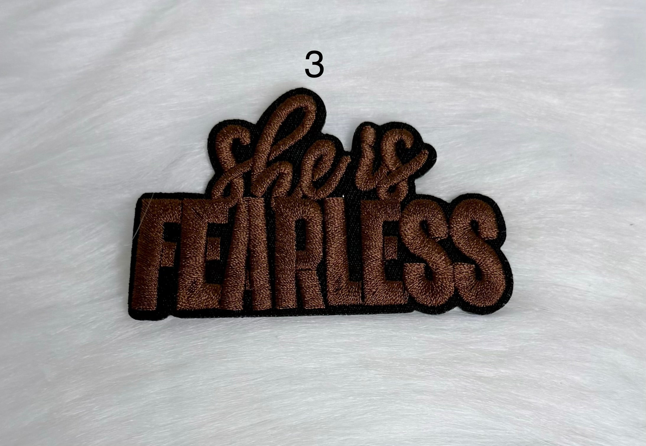 She is Fearless Iron-On Patches