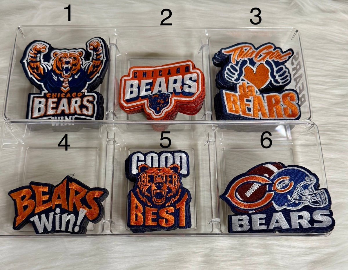 Chicago Football Small Iron-On Patches