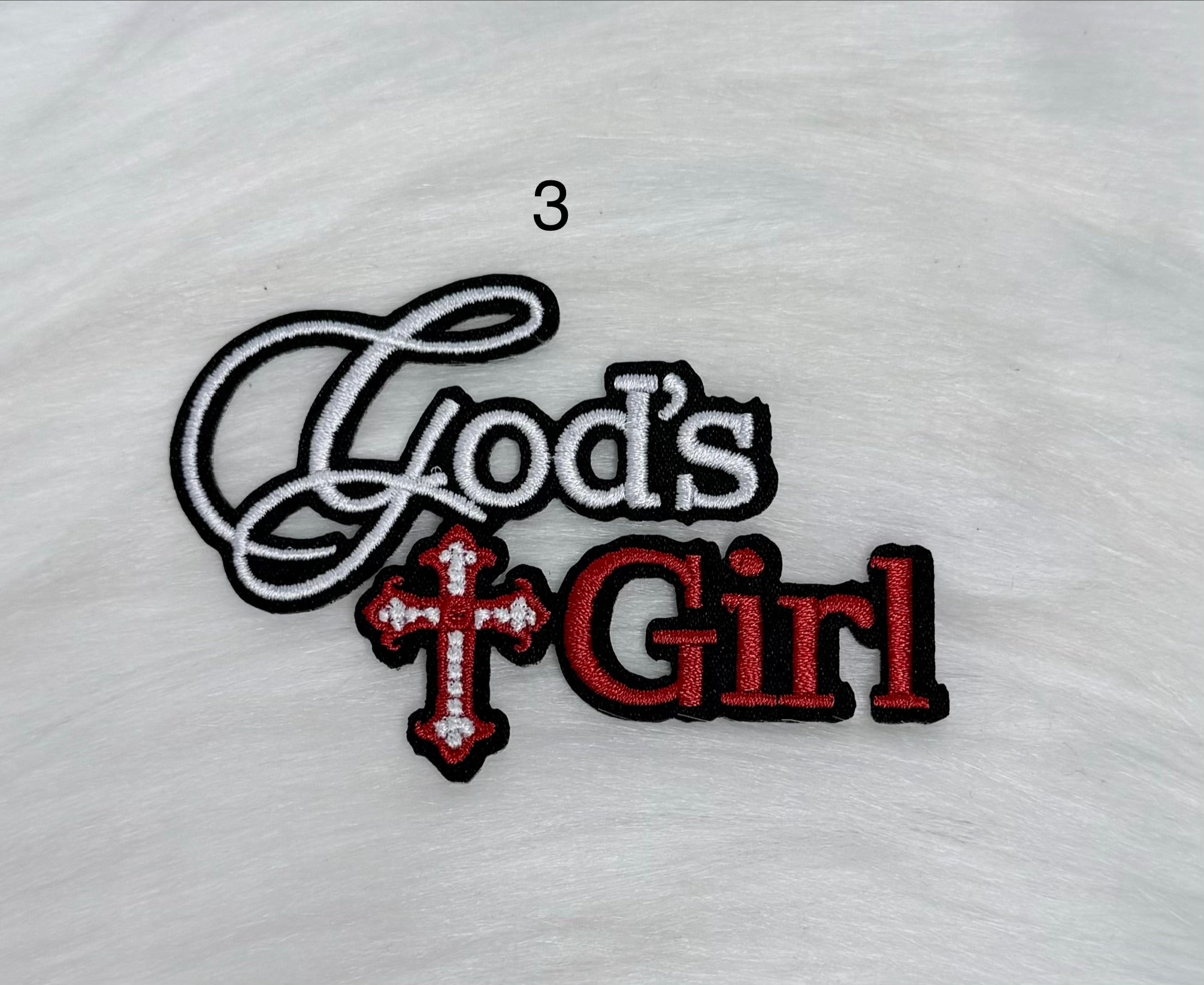 God’s Girl Iron-On Patch