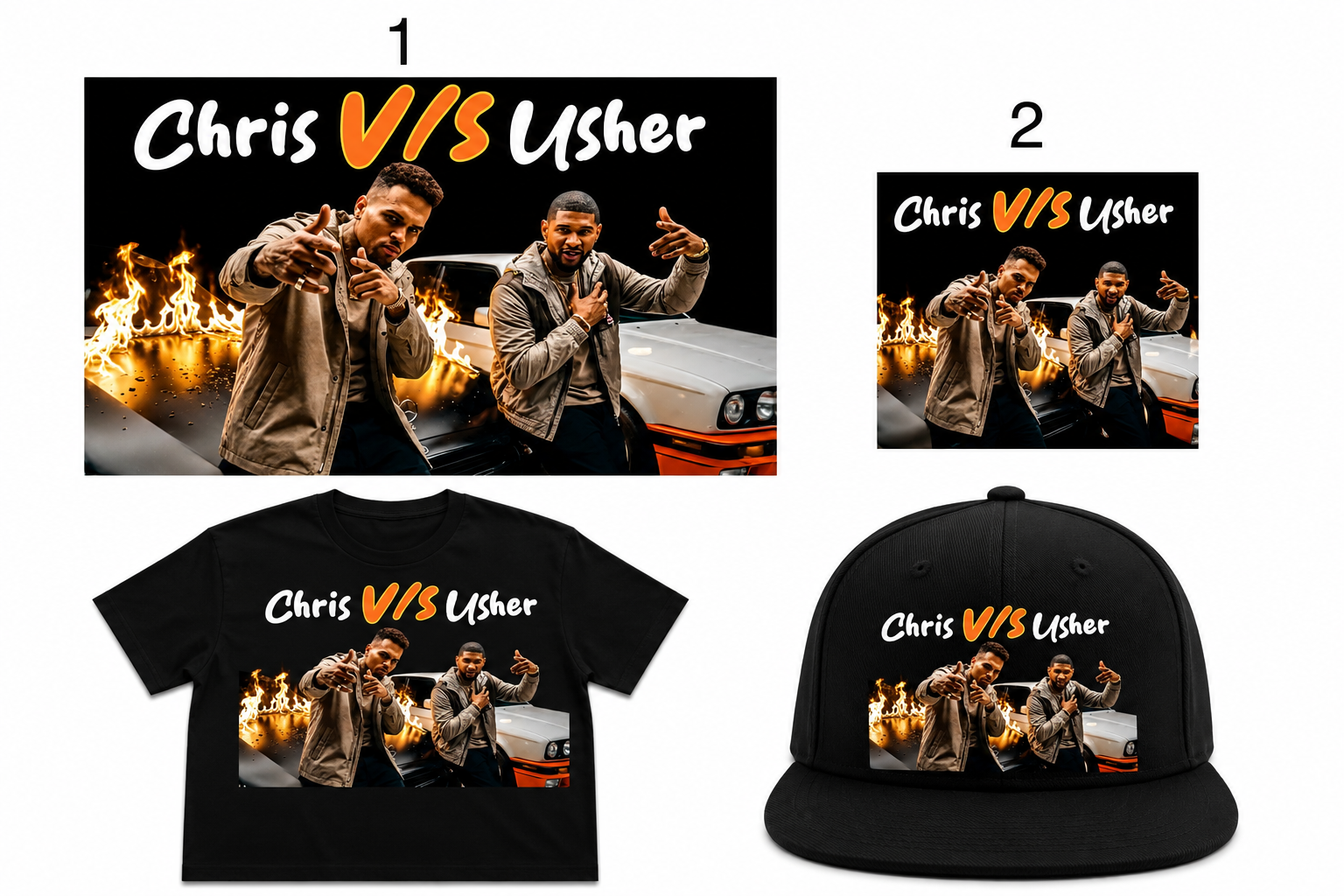 R&B Tour Full Color DTF Heat Transfer – Ready to Press (Transfer Only – Apparel Not Included)