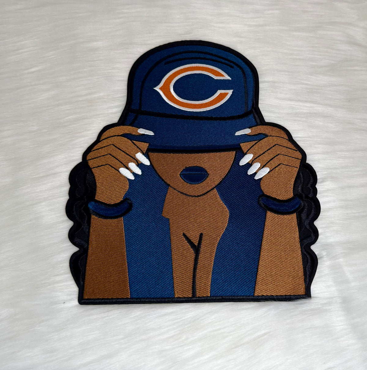Chicago Football Big Iron-On Patches