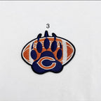 Chi-Town Football Iron-On Patches