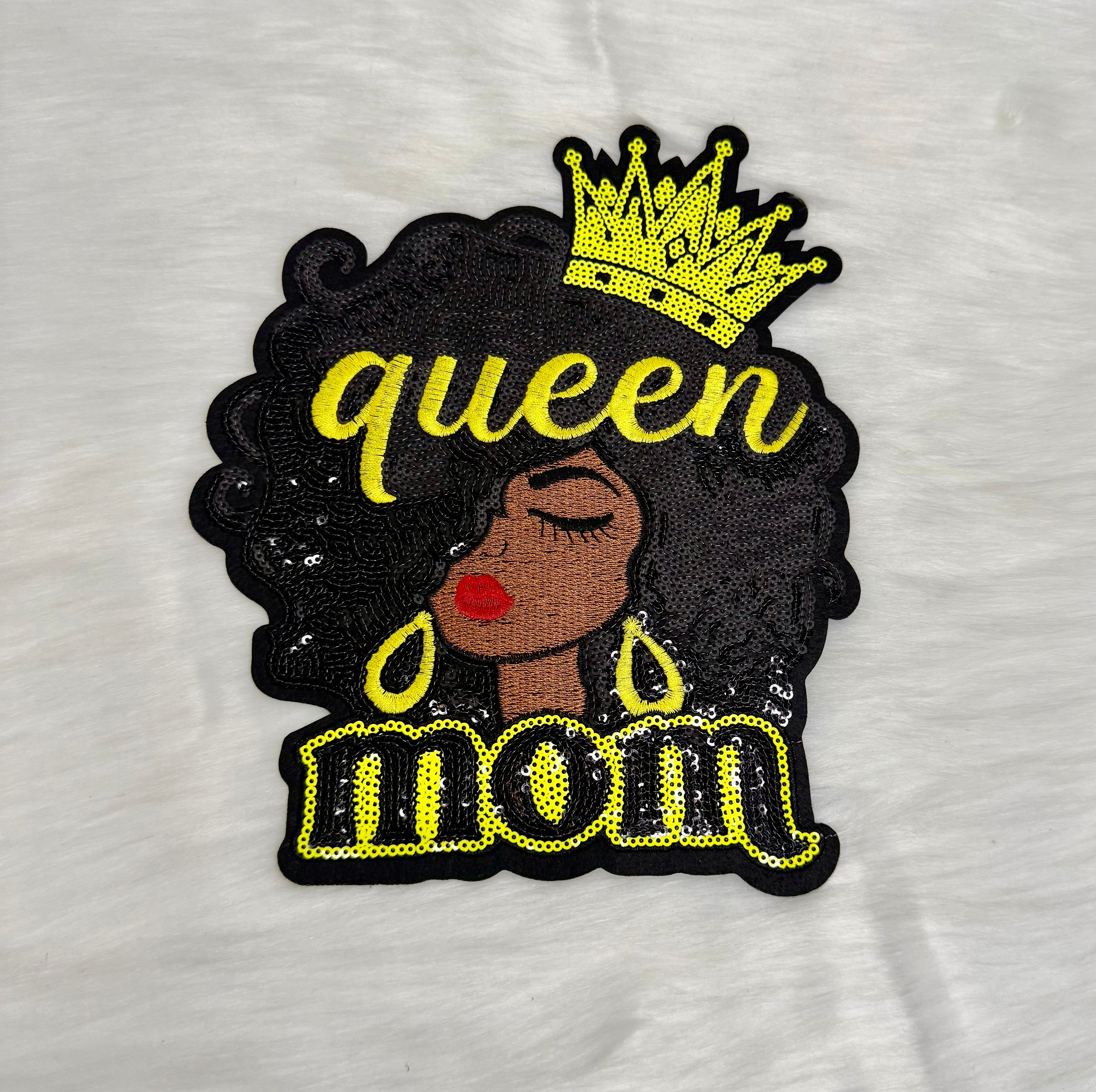 Queen Mom Iron-On Big Patches