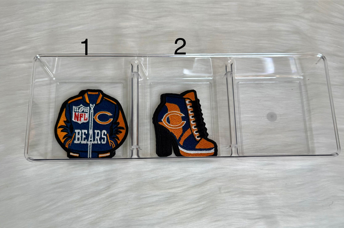 Chicago Football Small Iron-On Patches