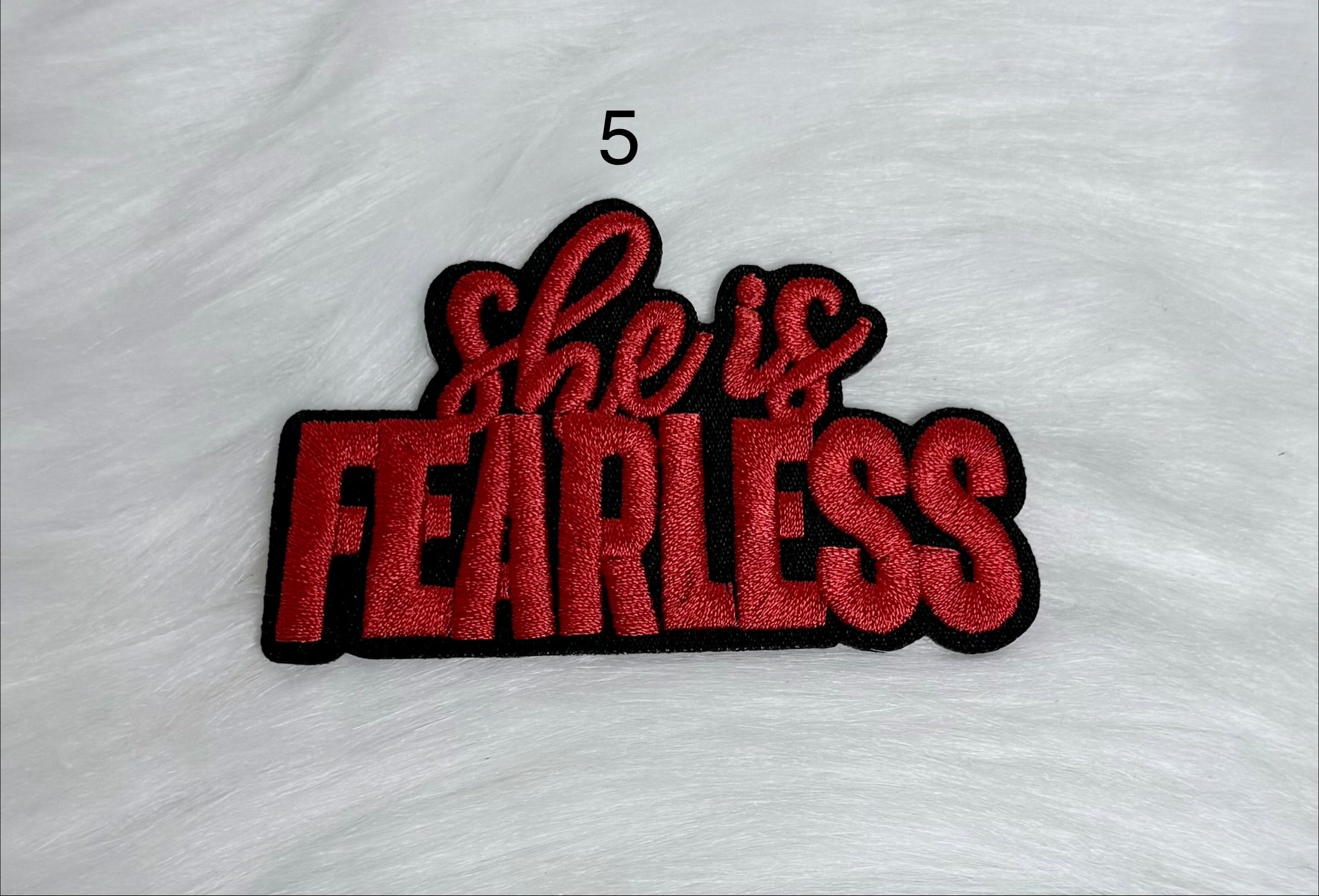 She is Fearless Iron-On Patches