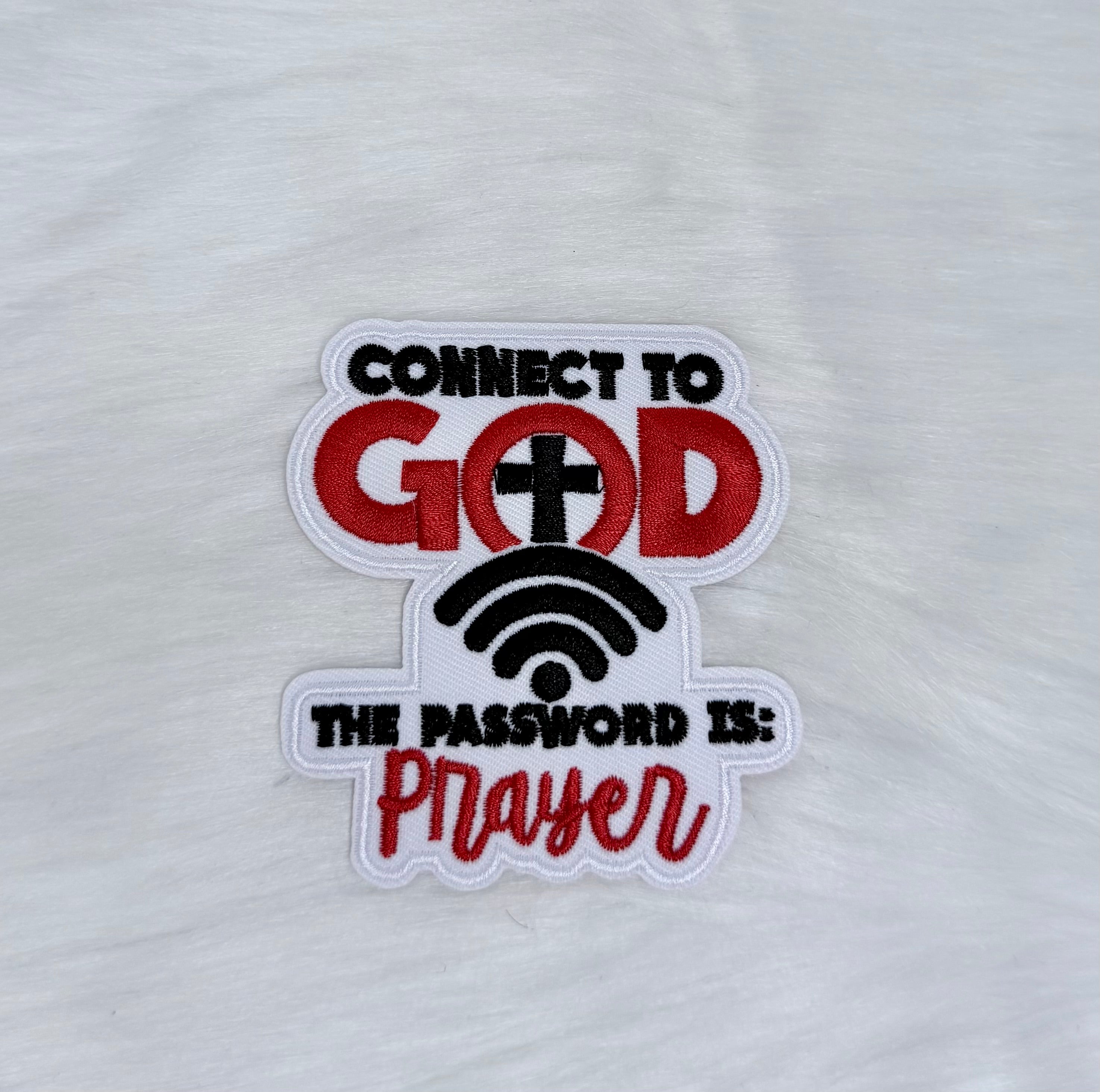 Connect To God Iron-On Patch