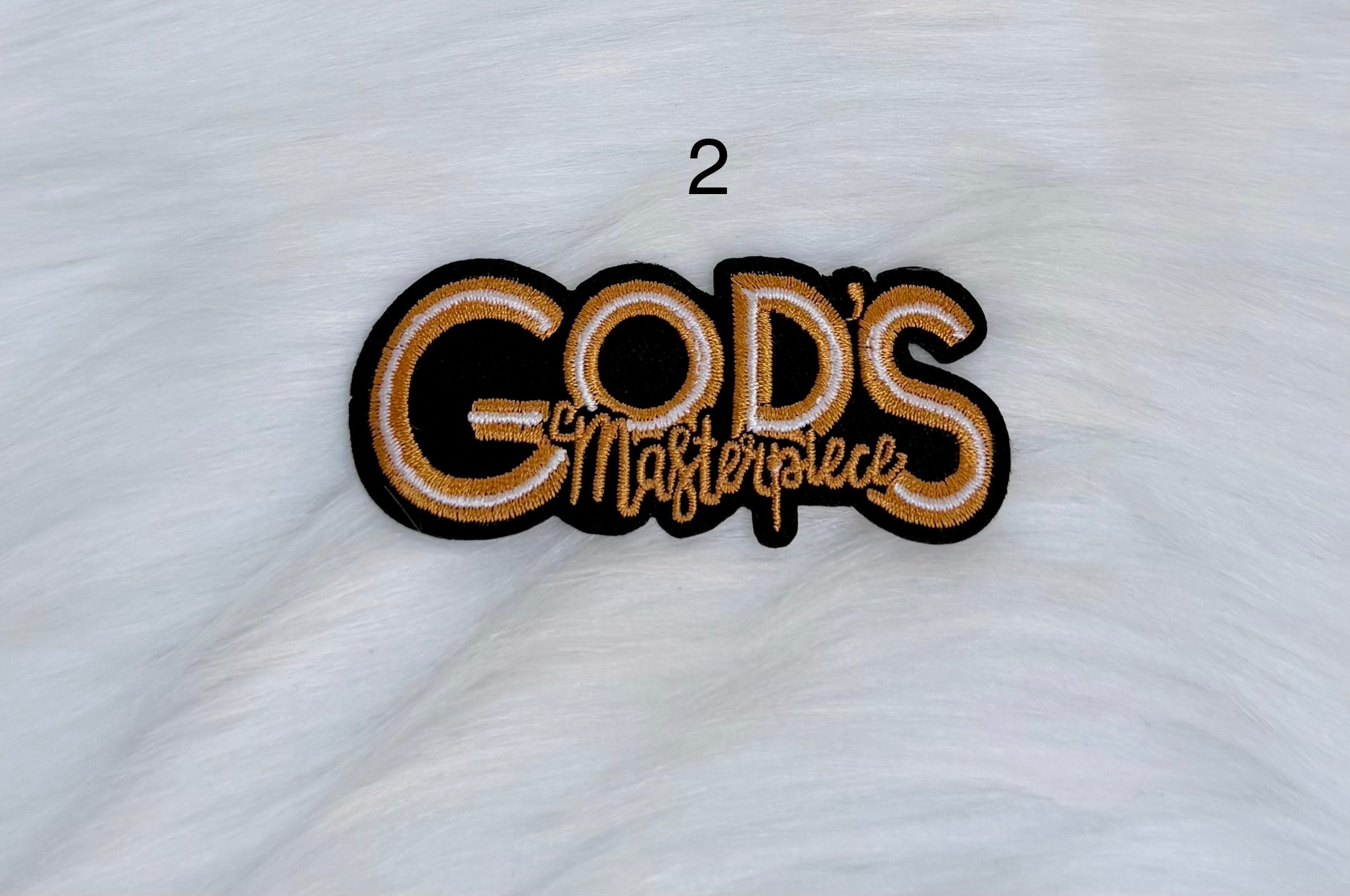 God’s Masterpiece Iron-On Patches