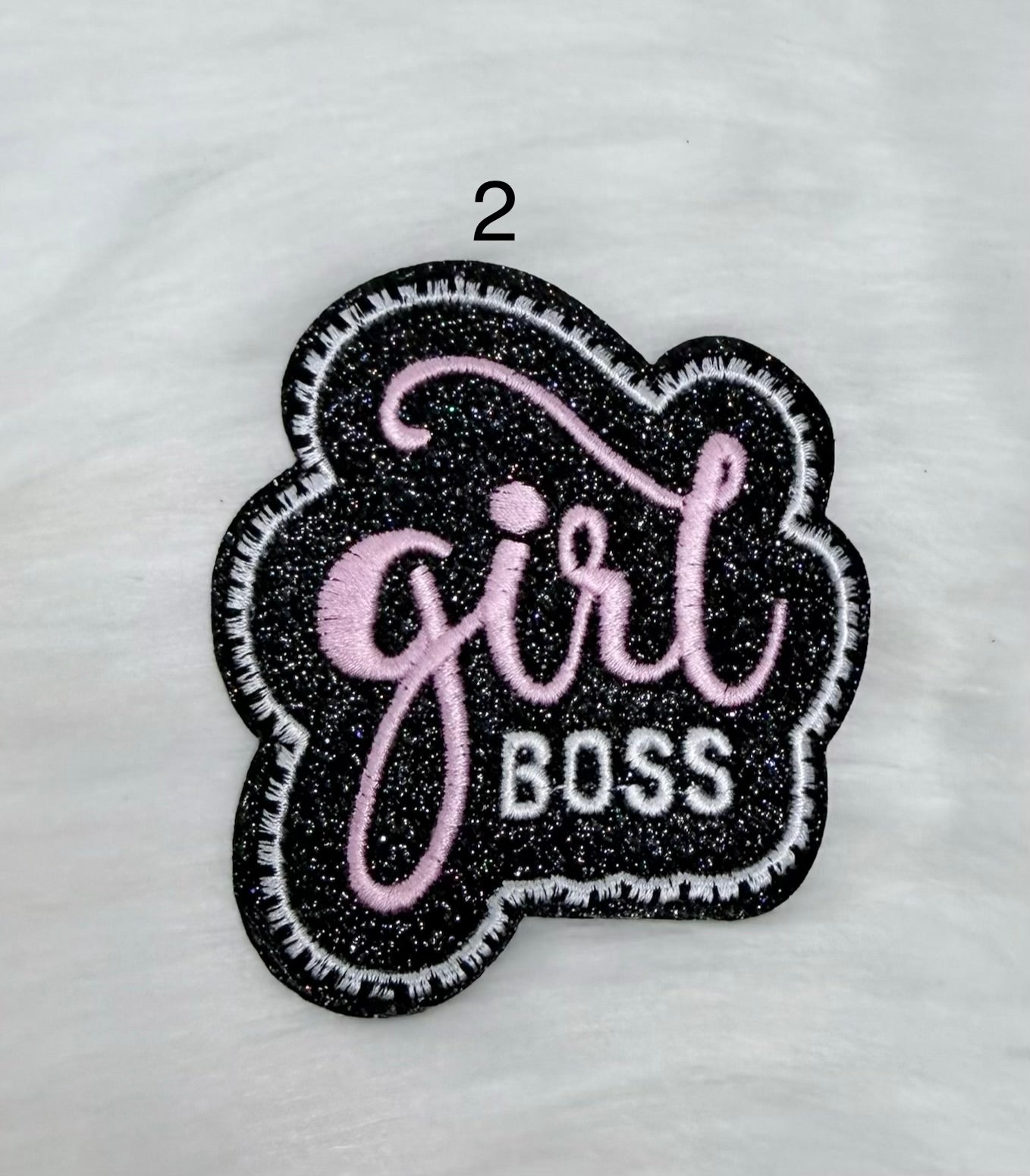 Girl Boss Iron-On Patches