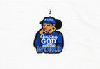 Chasing God Not The World Iron-On Small Patches