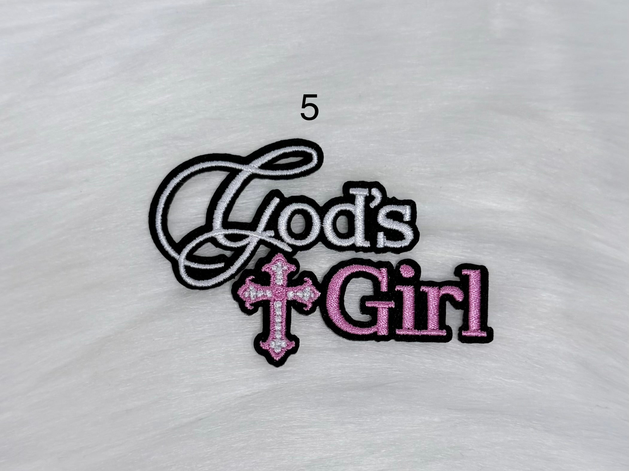 God’s Girl Iron-On Patch