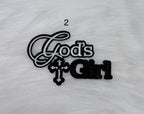 God’s Girl Iron-On Patch