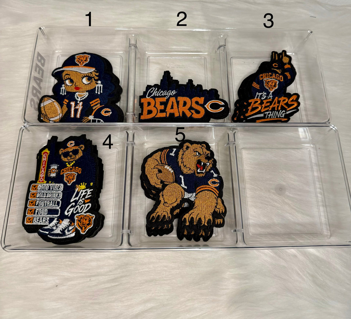 Chicago FootballSmall Iron-On Patches