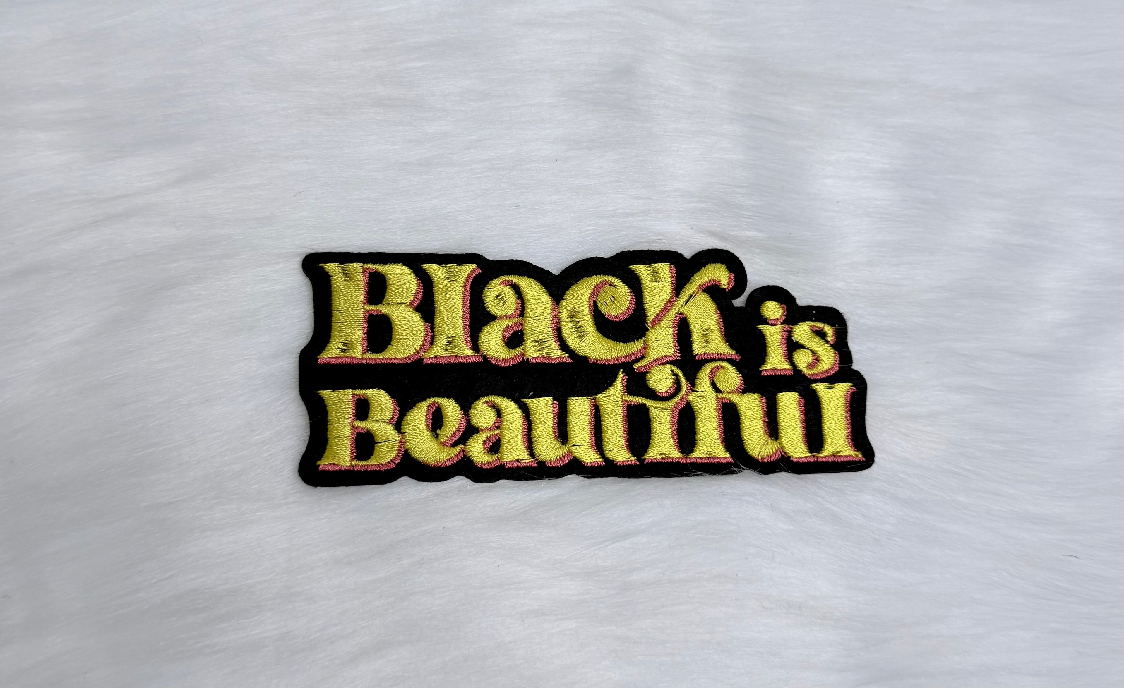 Black is Beautiful Iron-On Small Patch