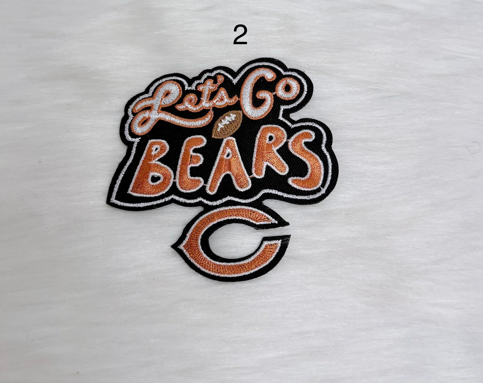 Chi-Town Football Iron-On Patches