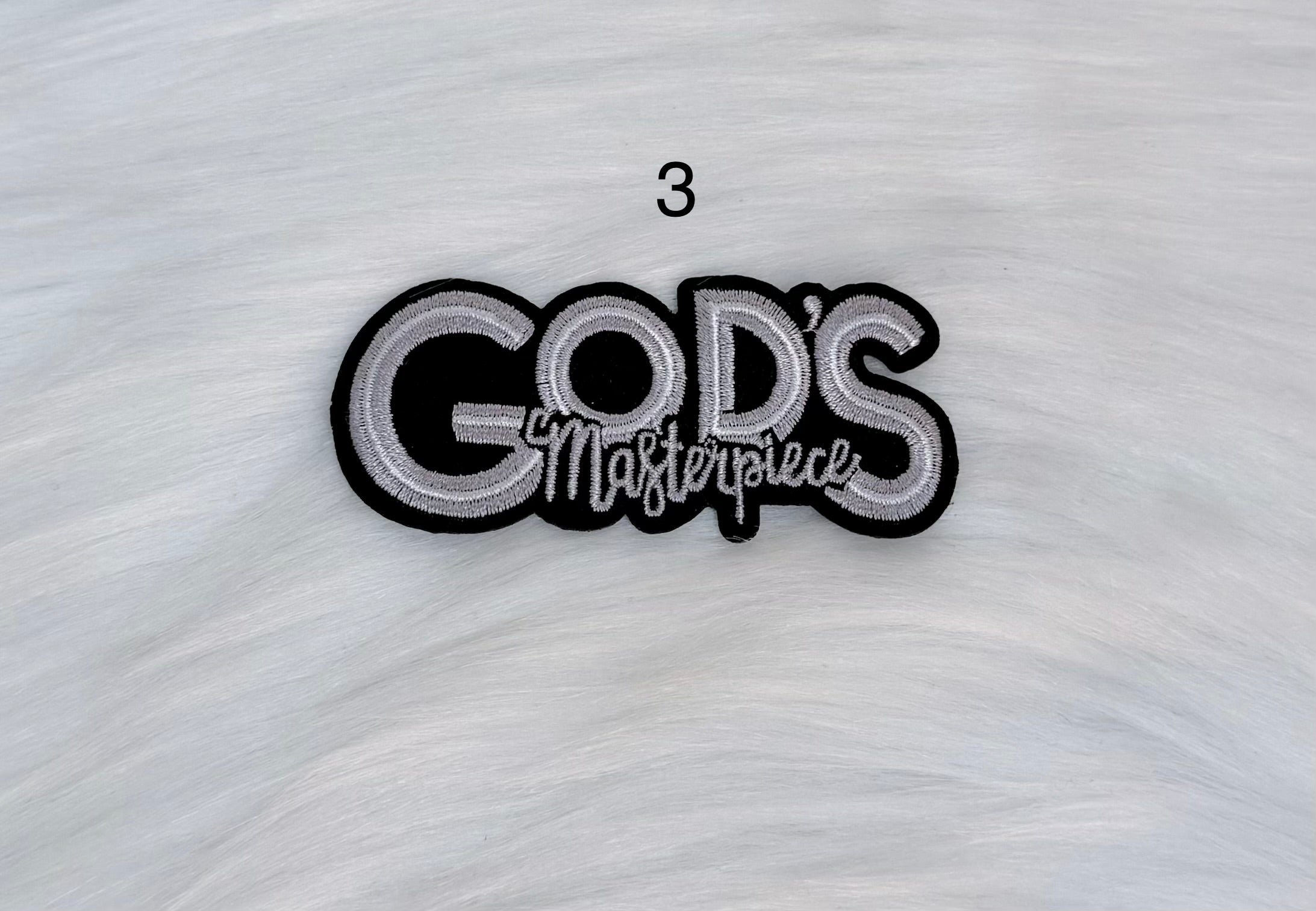 God’s Masterpiece Iron-On Patches