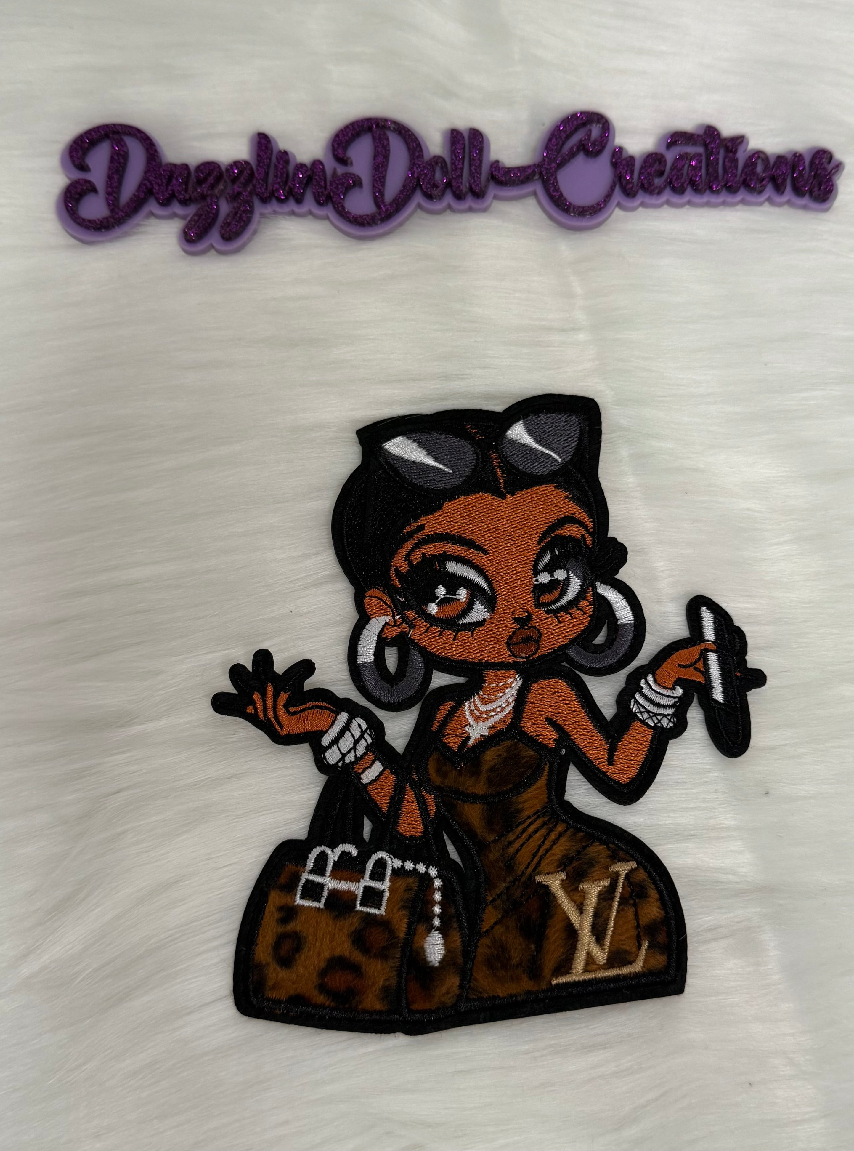 Inspired LV Betty Boo Big Patch