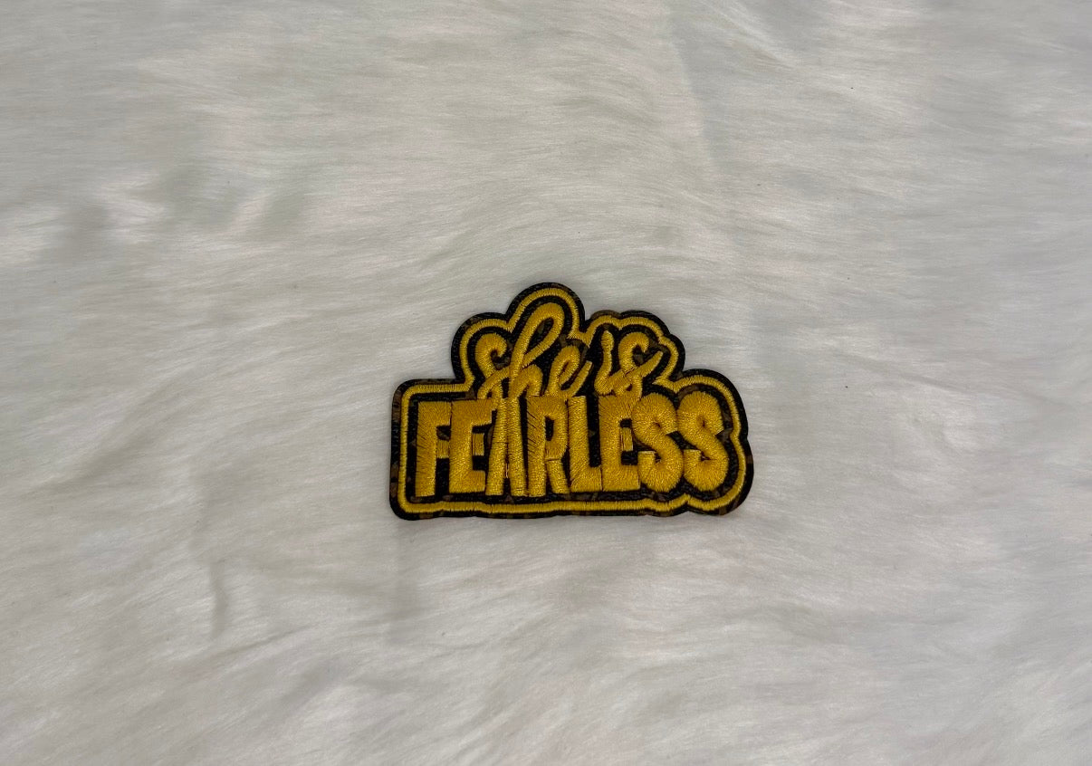 She is Fearless Iron-On Patch