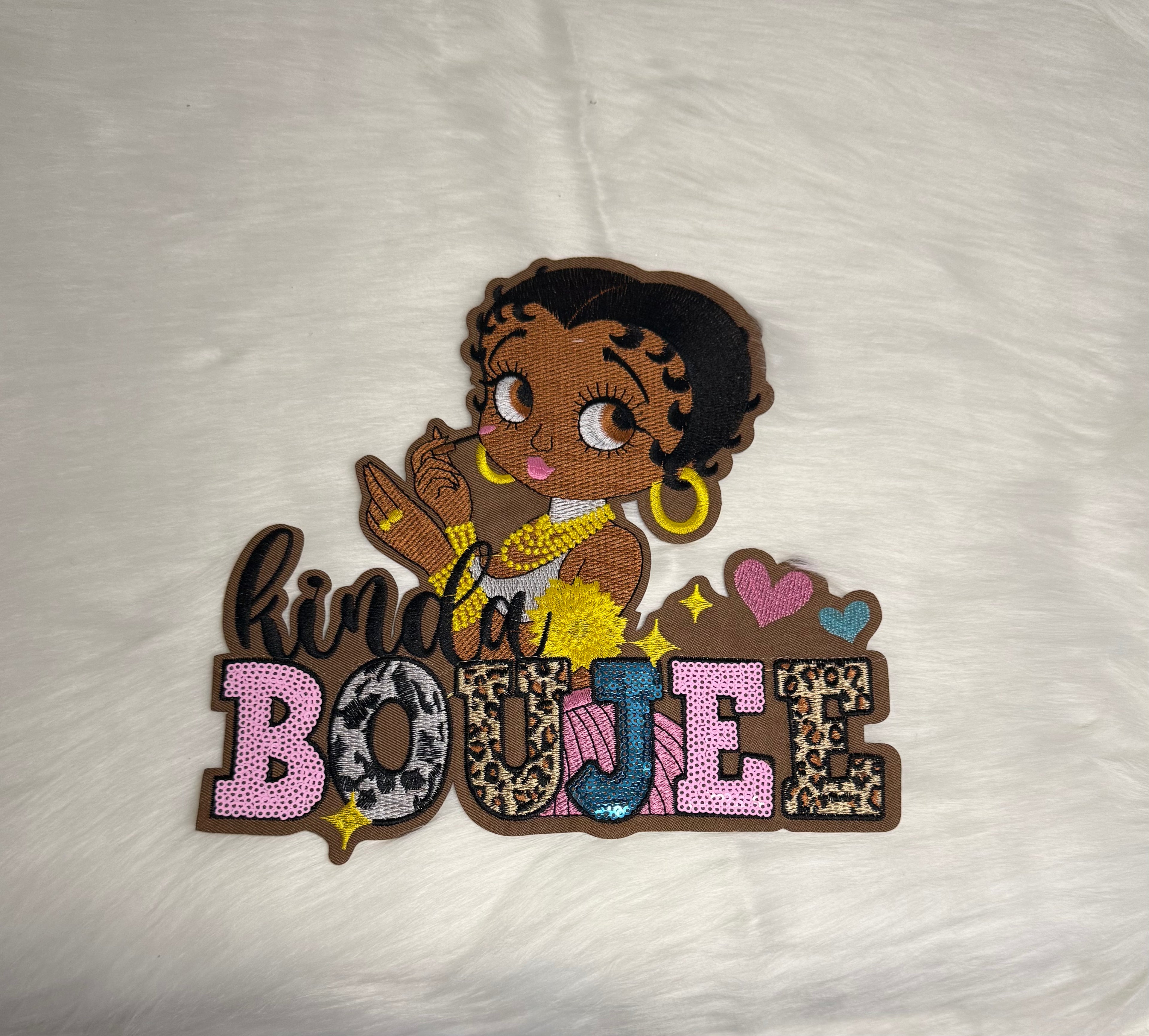 Kinda Boujee Betty Boop Big Patch