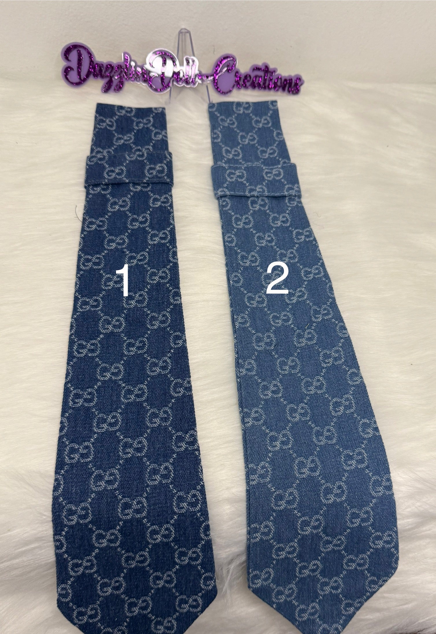 Denim Inspired GG Ties