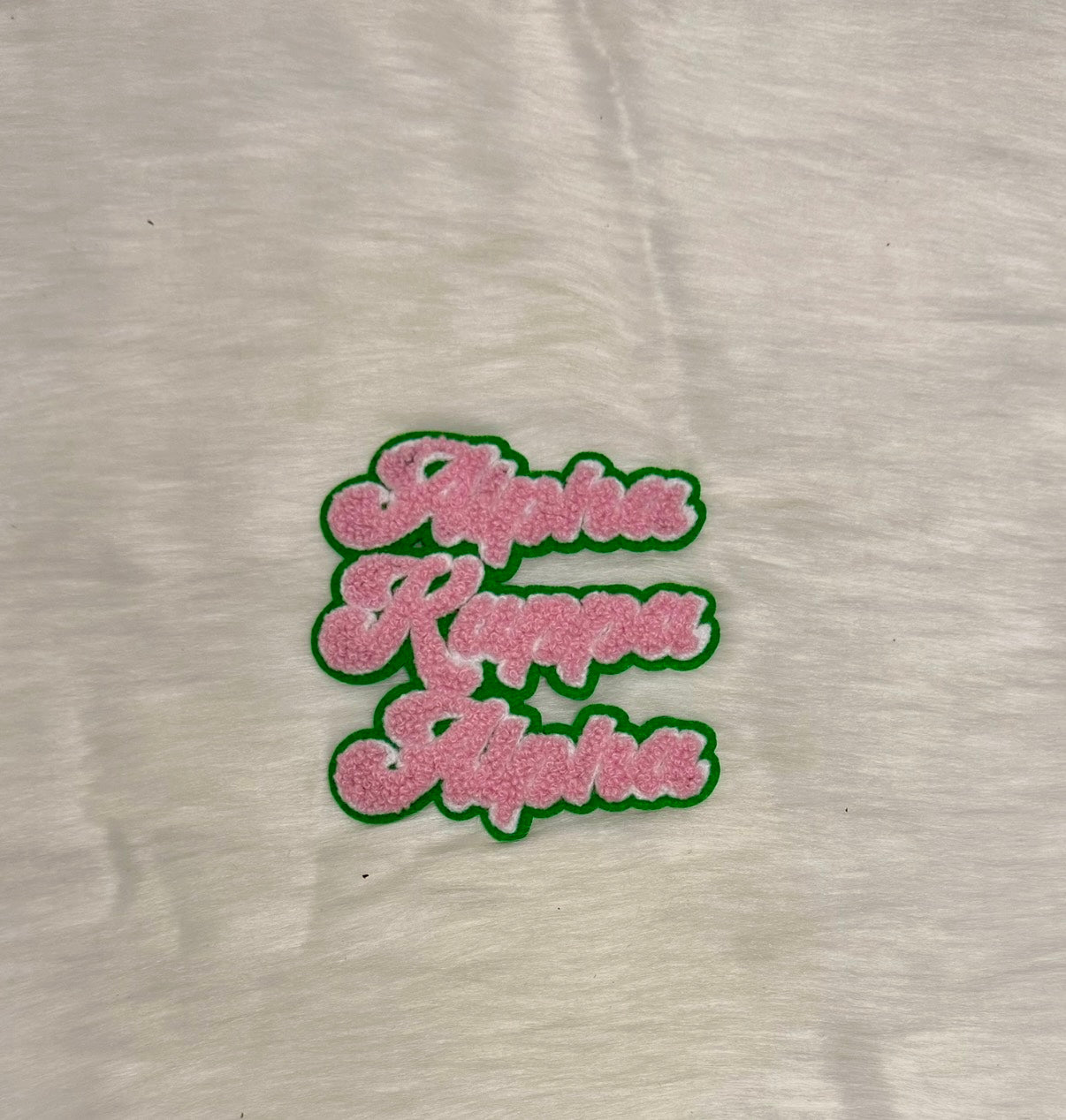 Sisterhood Pink & Green Glam Iron-On Big Patch