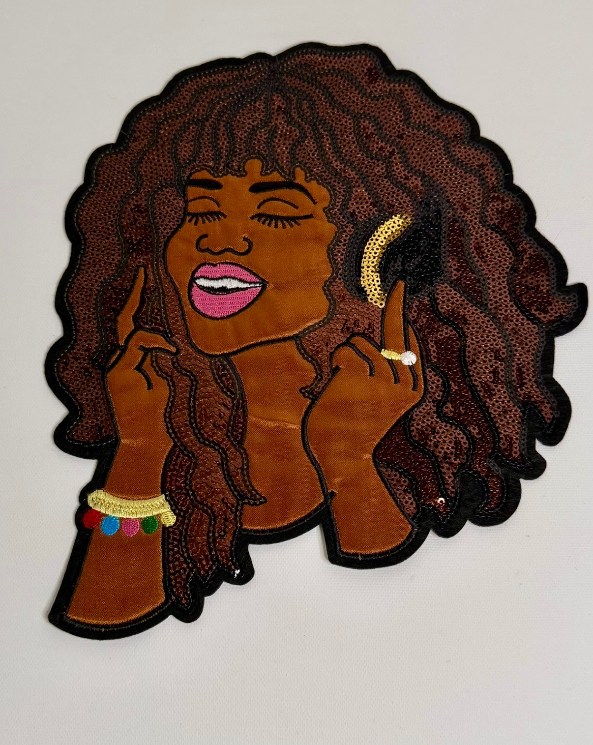 Music Lady Iron-On Big Patch