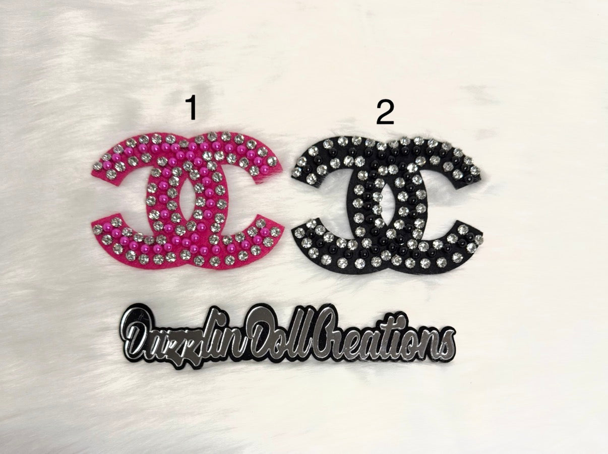 Inspired CC Bling Non-Iron on Patches