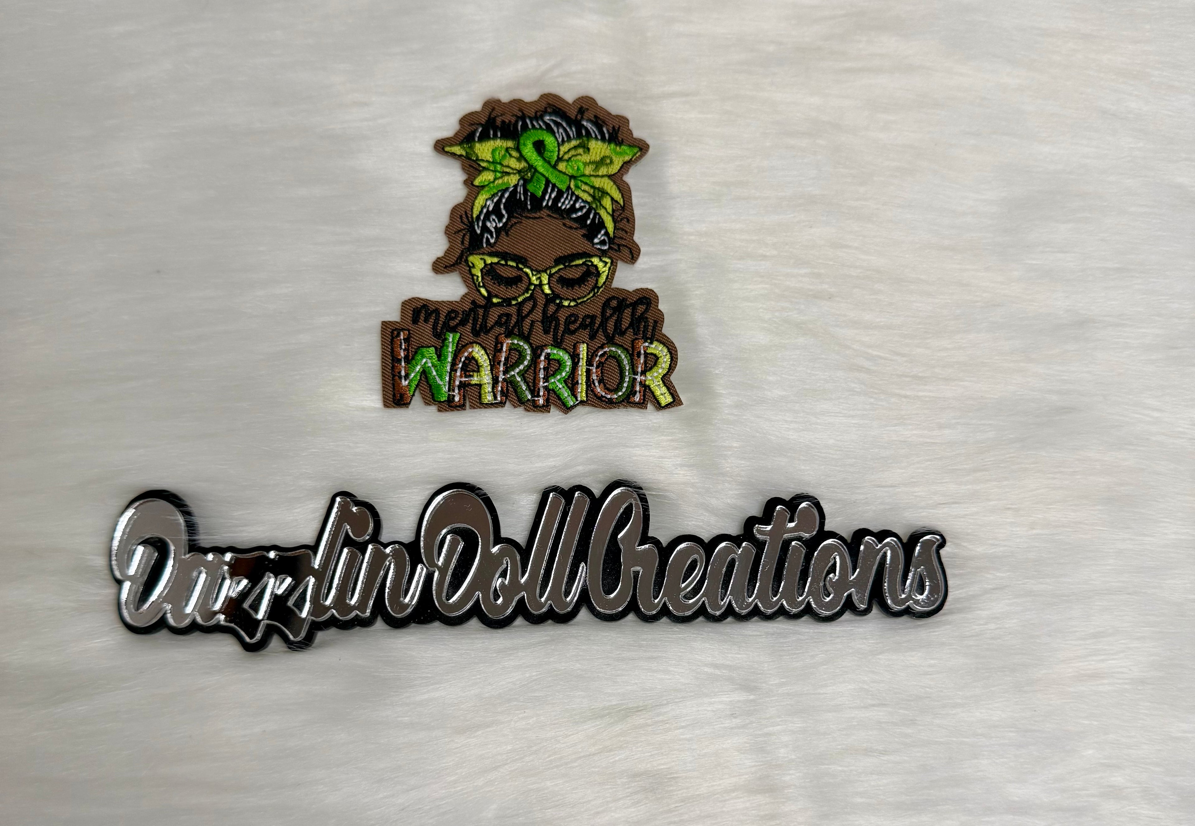Mental Health Warrior Iron-On Patch