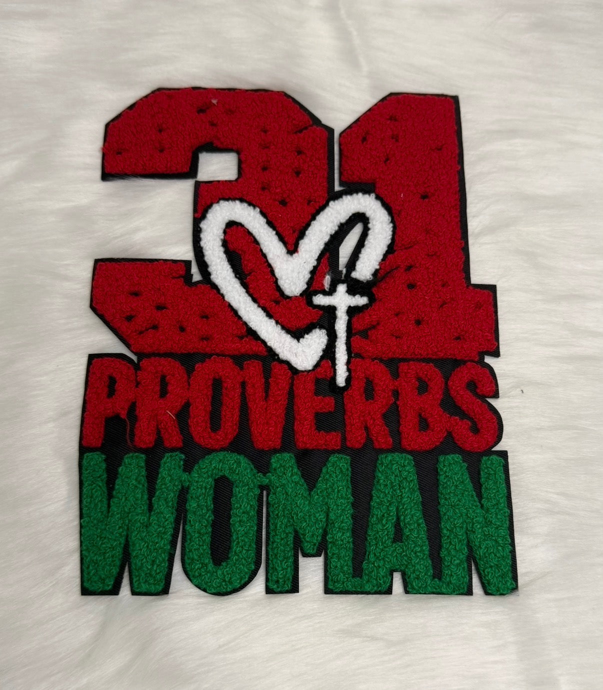31 Proverbs Woman Iron-On Big Patch