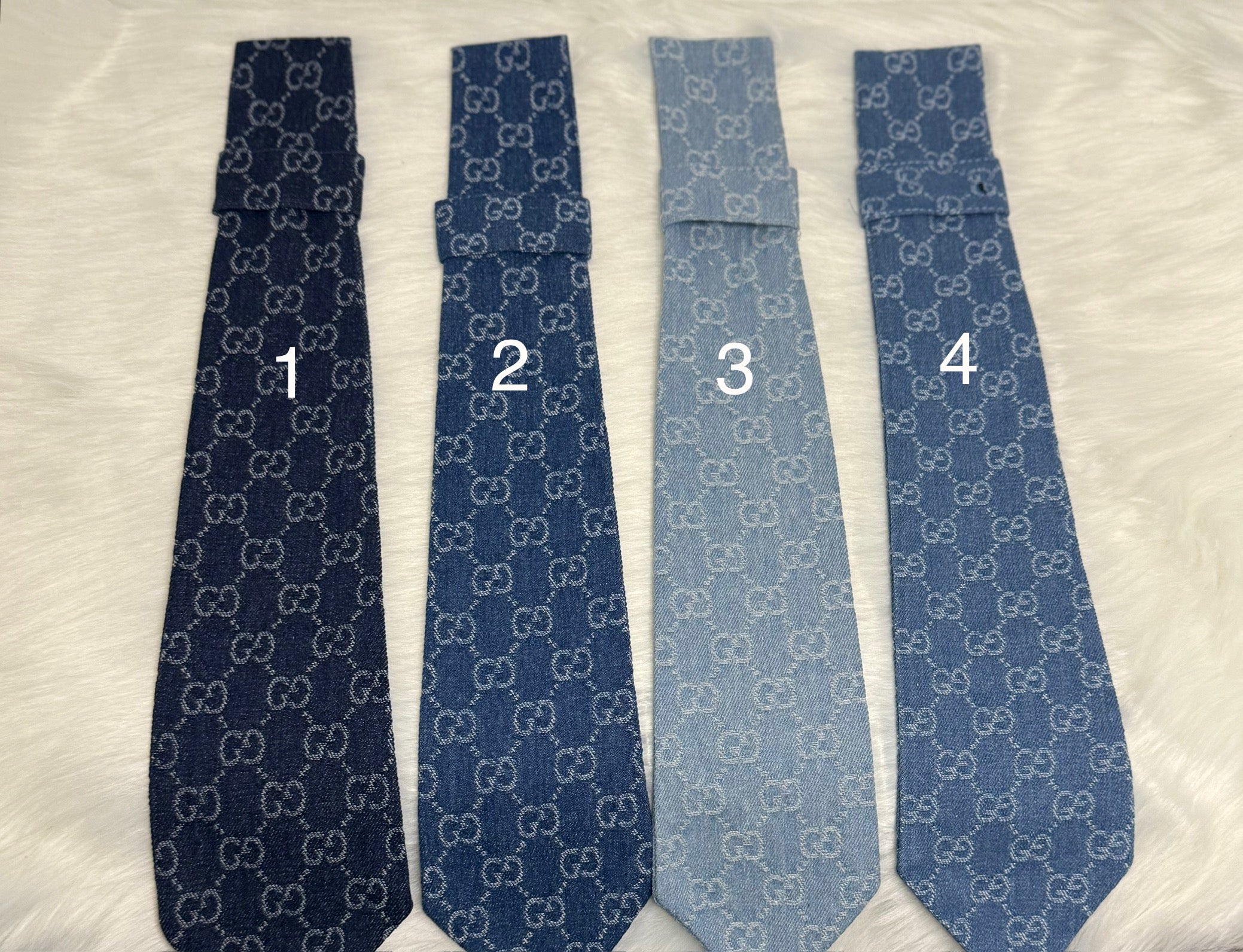Denim Inspired GG Ties