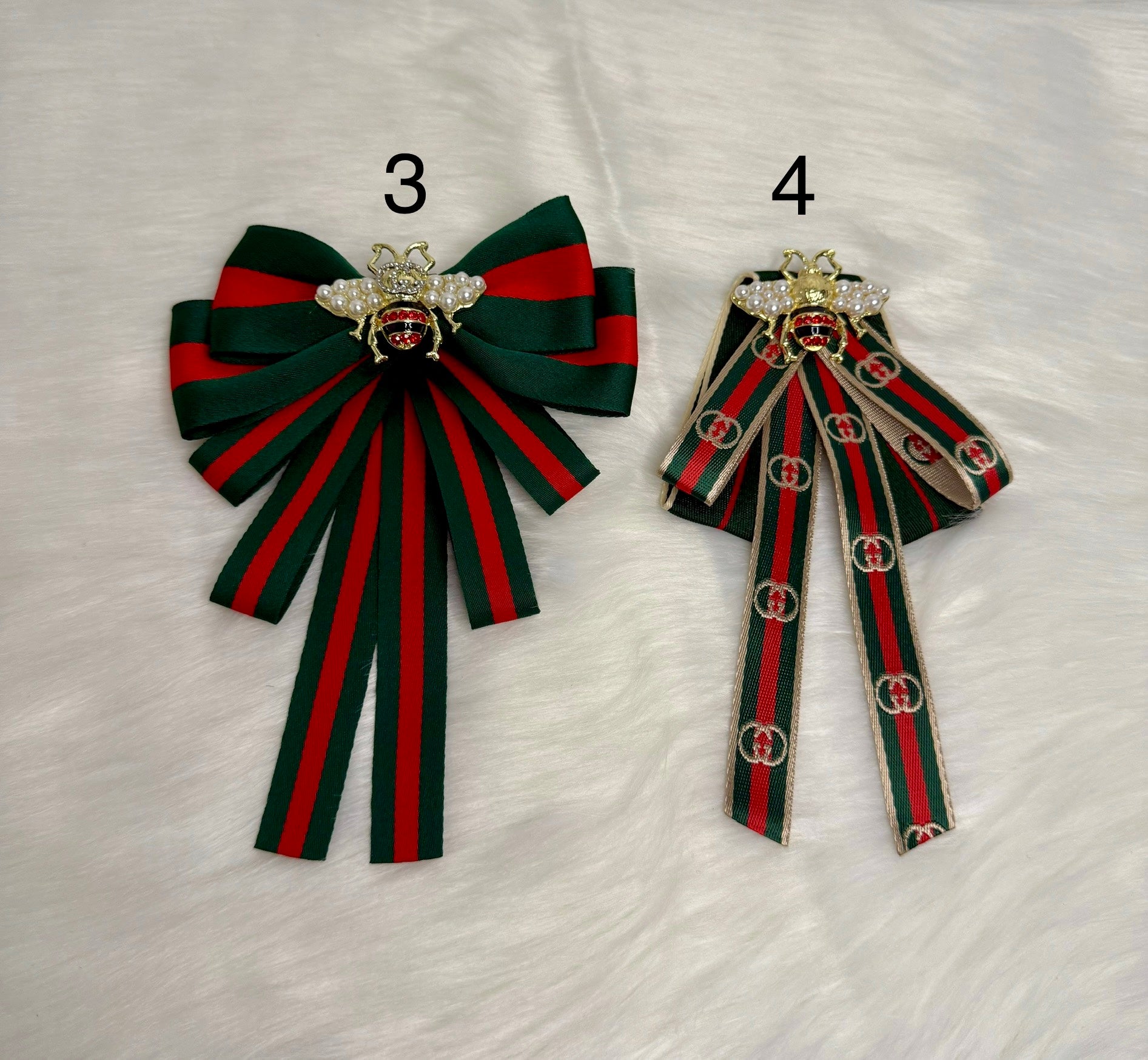 Inspired GG Bow Brooch