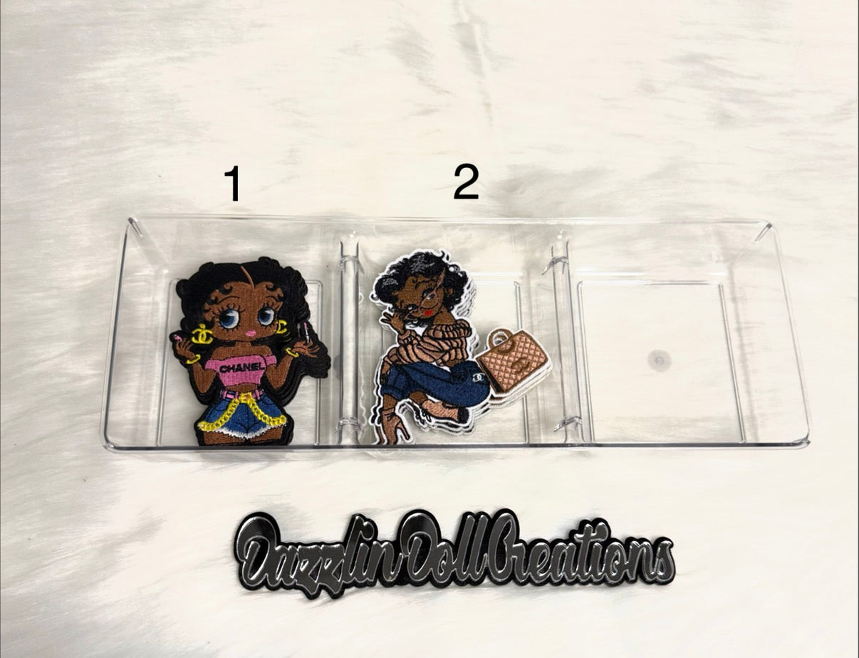 Inspired CC Betty Boop Iron-On Patches