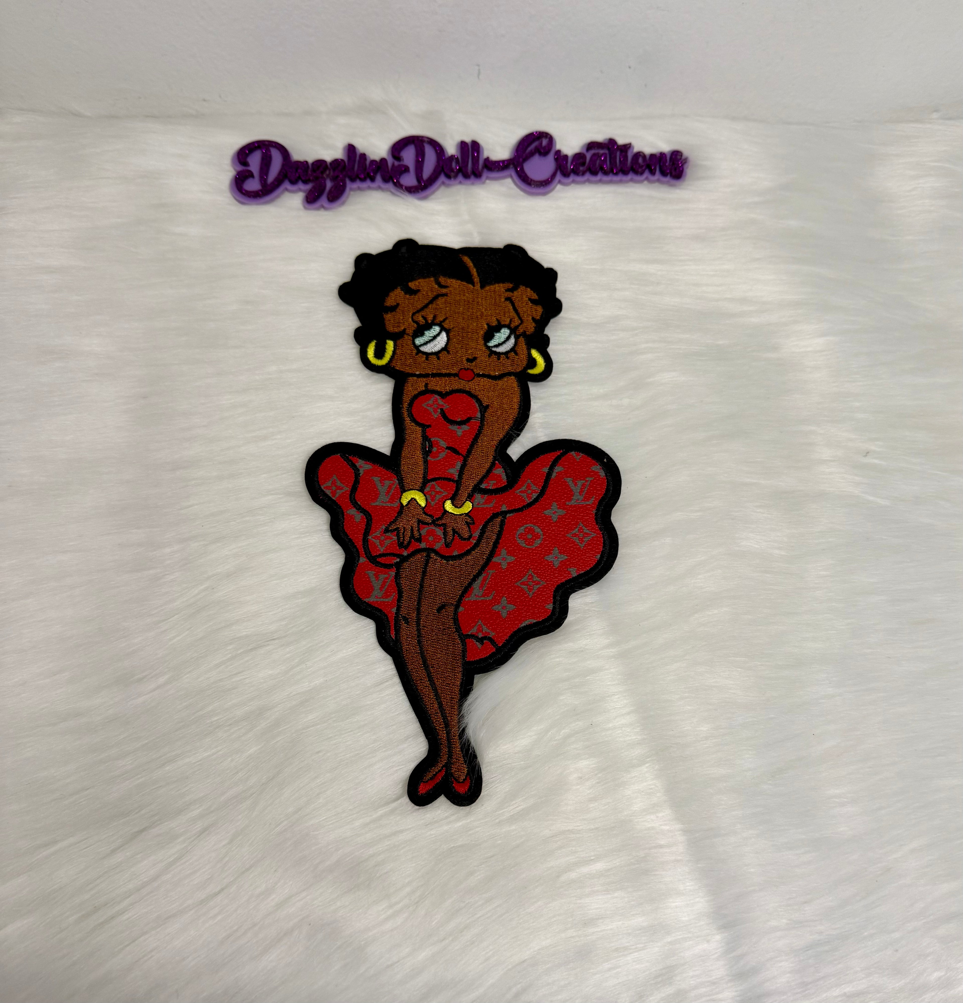Inspired Red LV Betty Boop