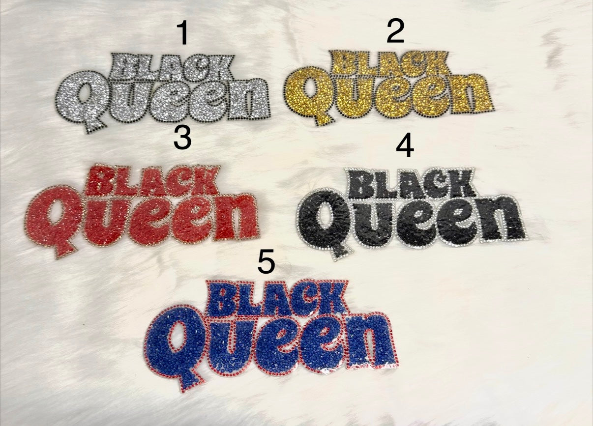 Black Queen Mid-Size Patches