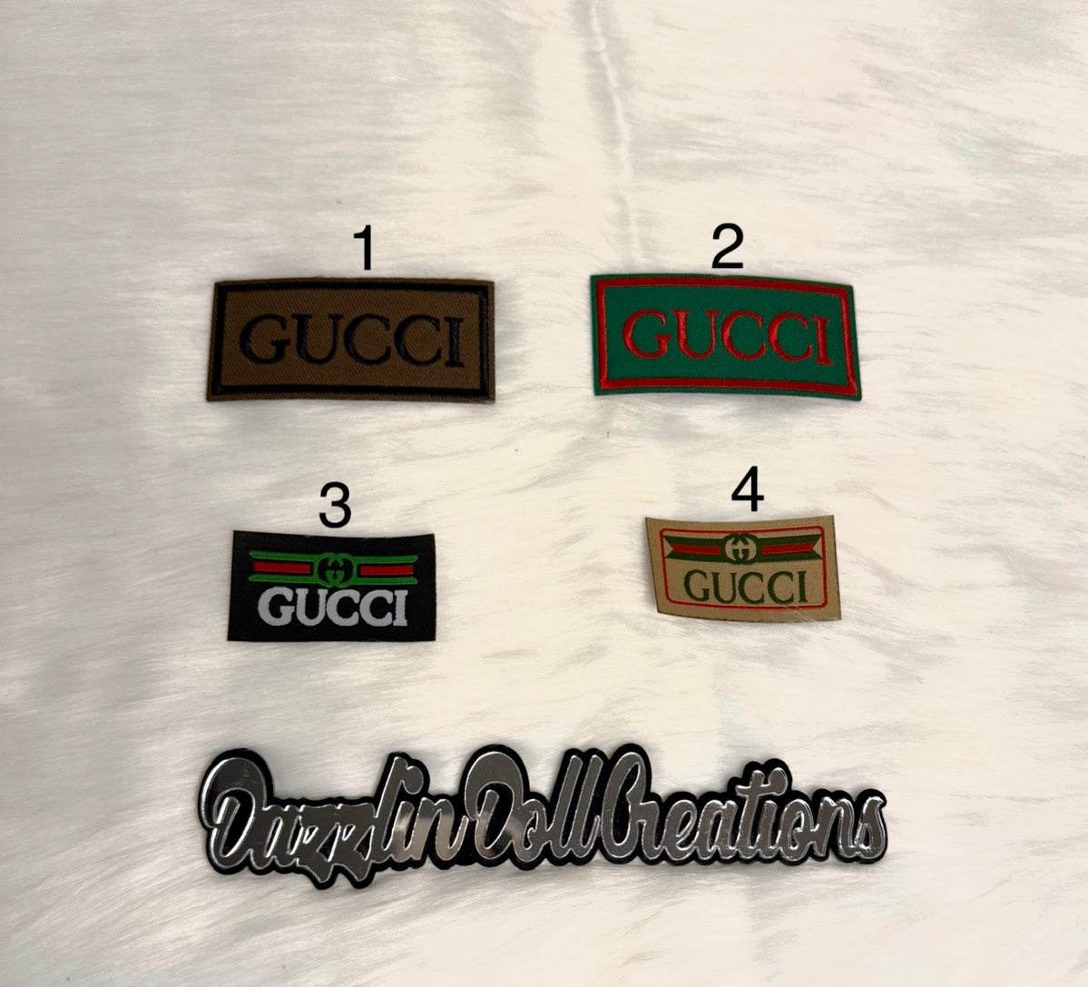 Inspired GG Sew On Tags