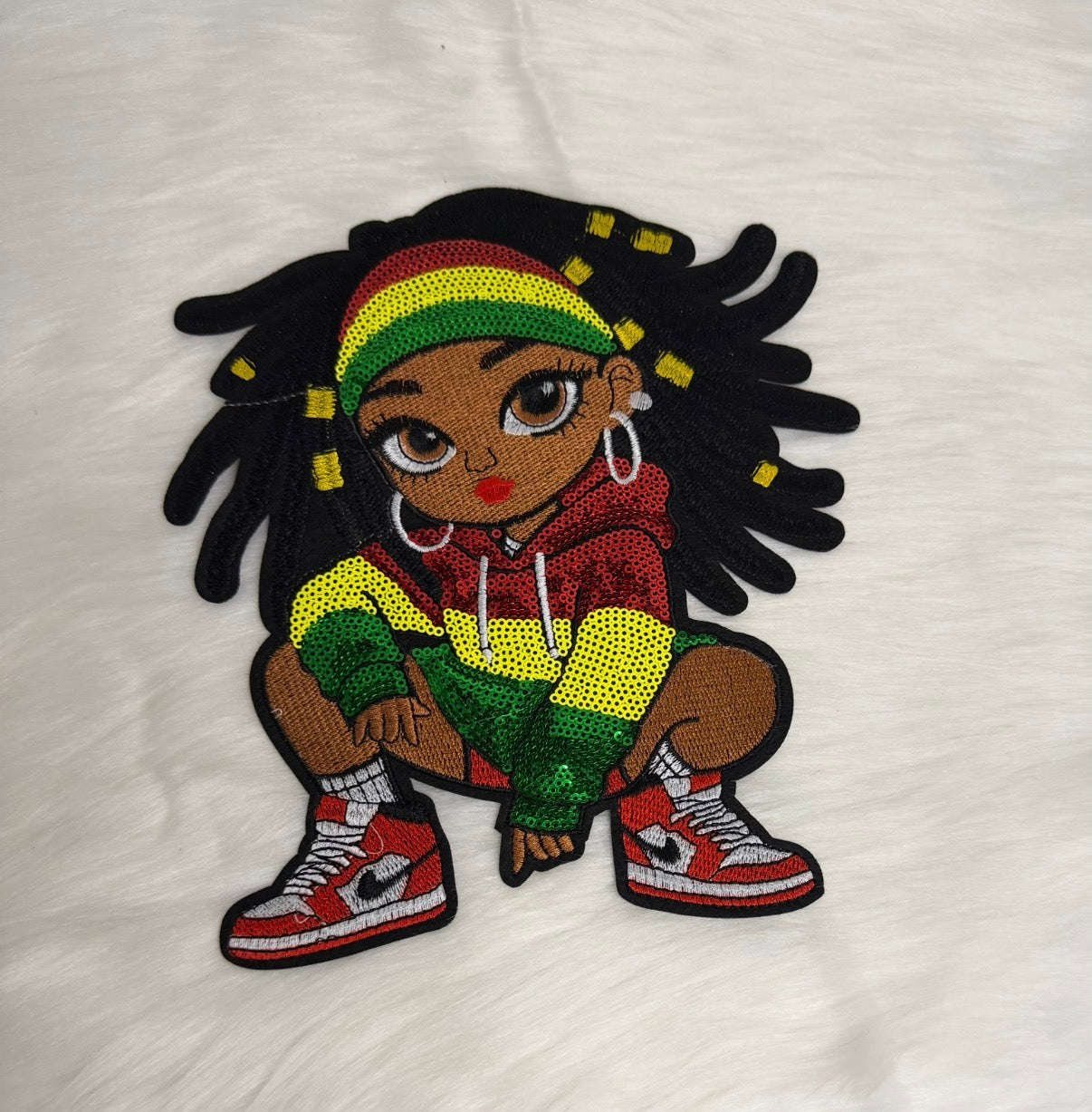 Black History Iron-On Big Patch