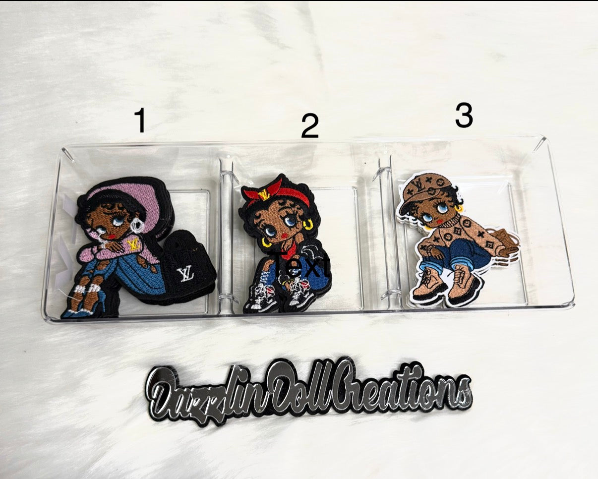 Inspired LV Betty Iron-On Patches