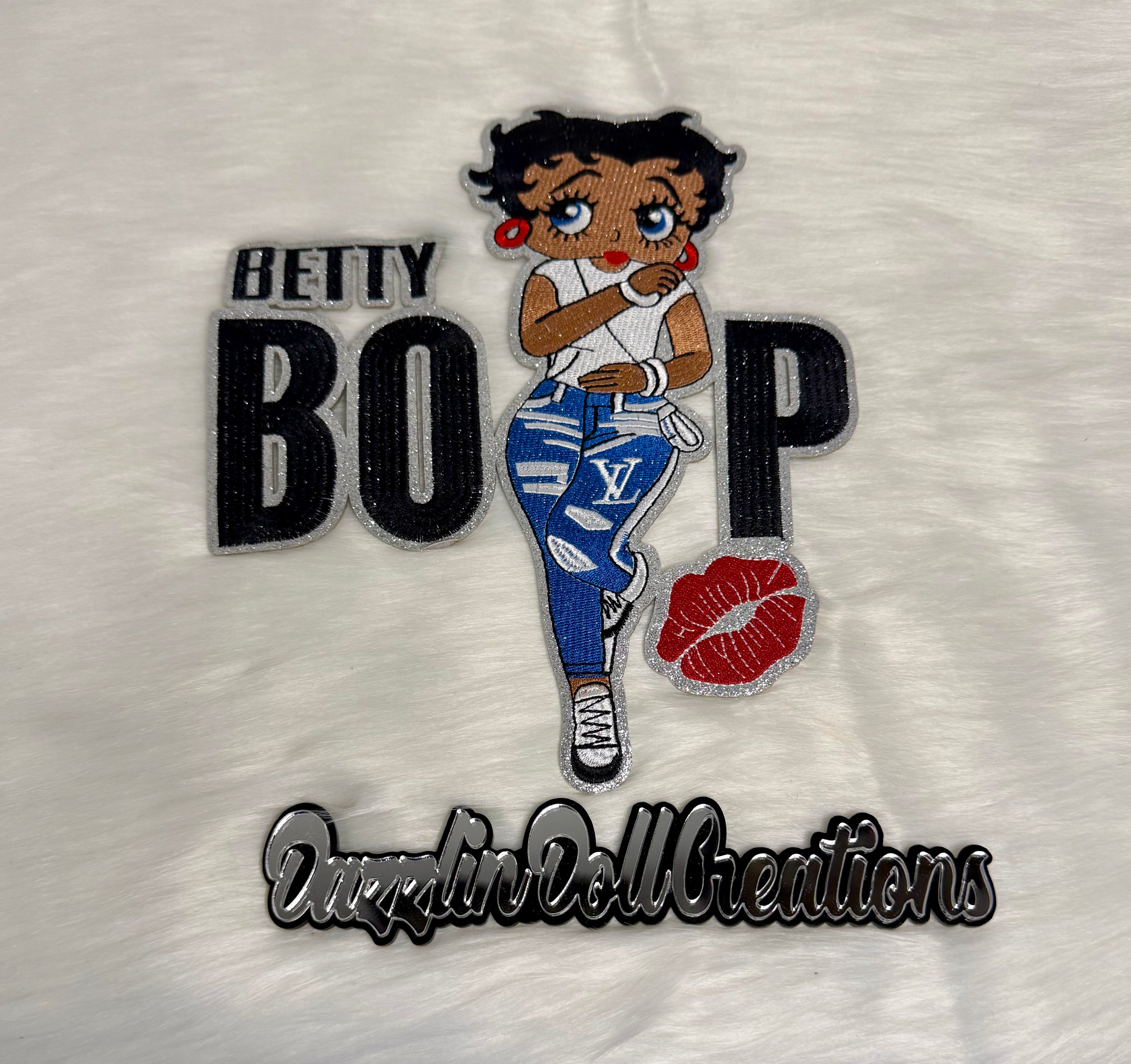 Inspired LV Betty Boop Big Patch