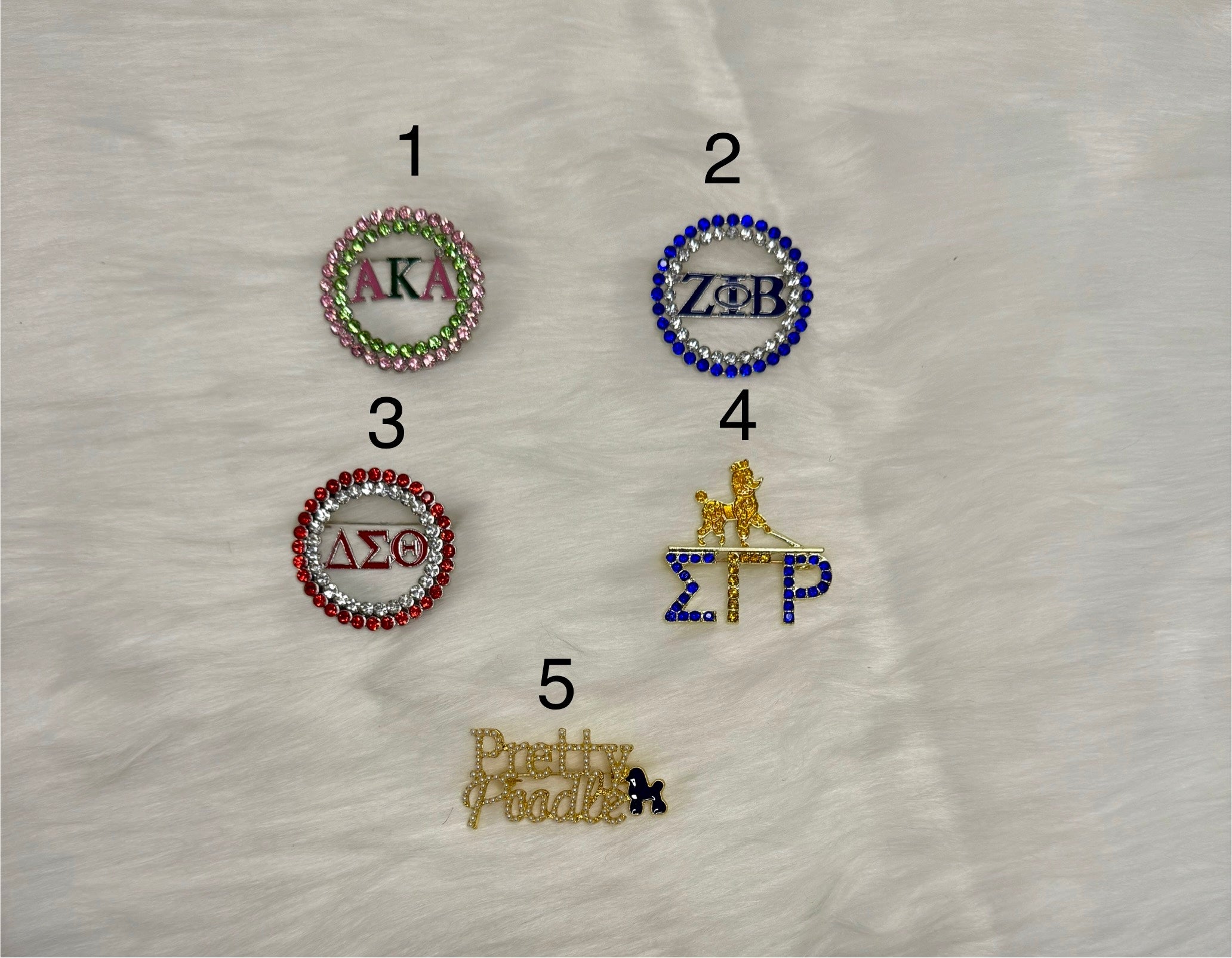 Sorority Brooches