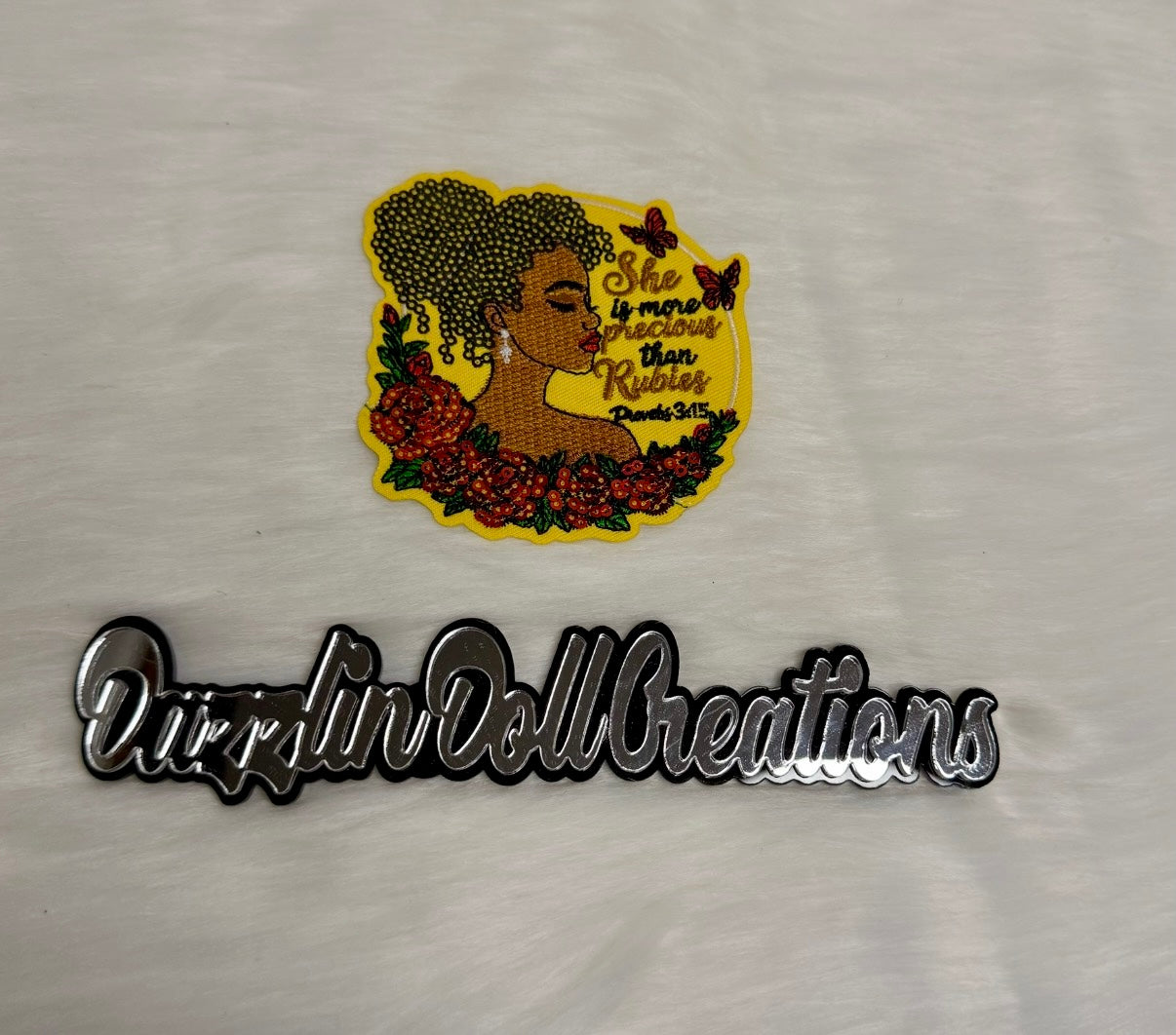 Faith Lady Iron-On Patch