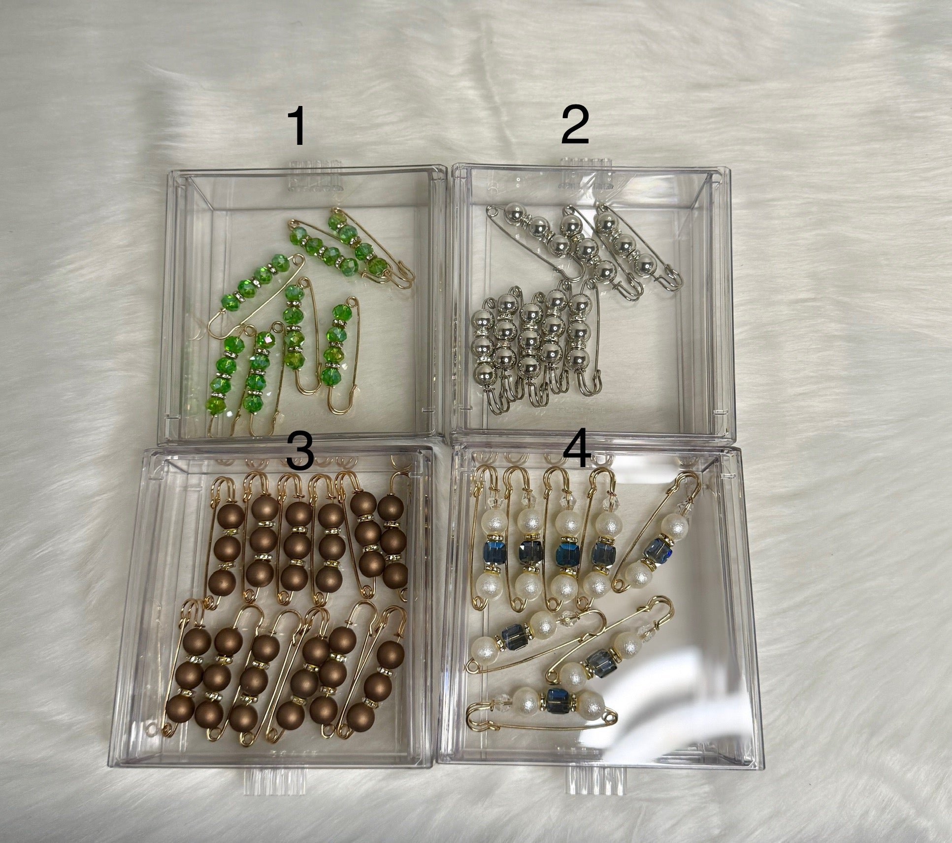 Elegant Pearl Safety Pins