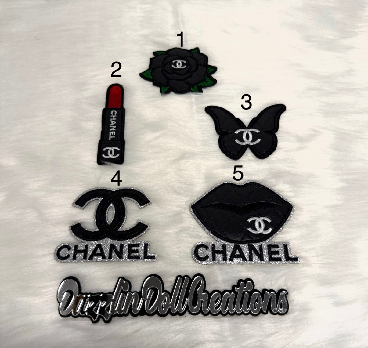 Inspired CC Leather Iron-On Patches