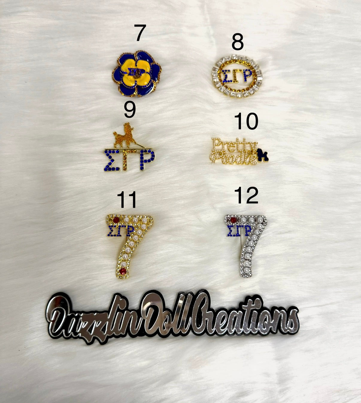 Inspired SororityLuxe Brooch Collection