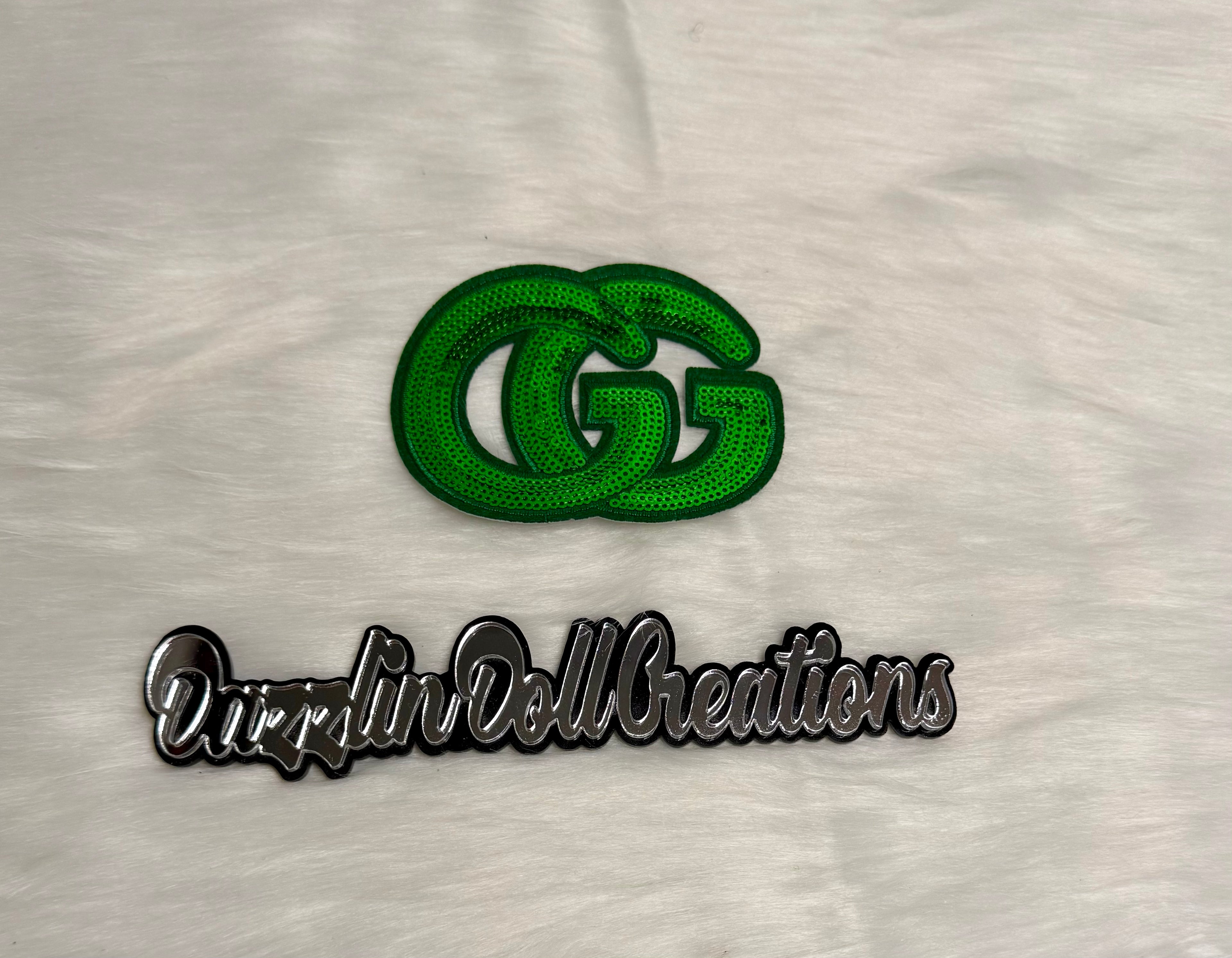 Inspired GG Green Iron-On Patch