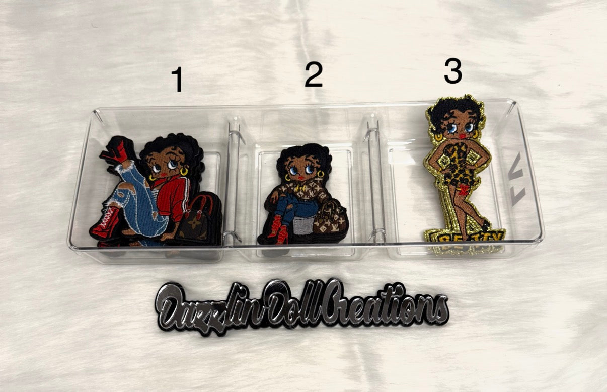 Inspired LV Betty Boop Iron-On Patch