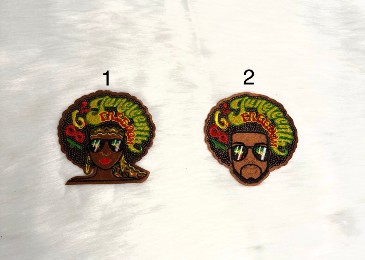 Juneteenth Iron-On Patches