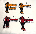 Sneaker Head Iron-On Mid Size Patches