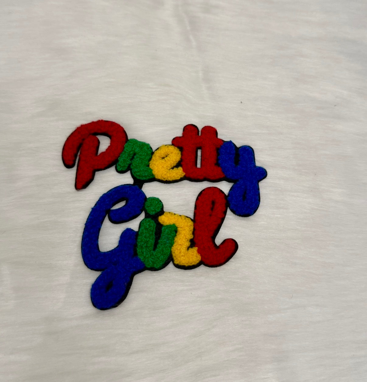 Pretty Girl Mid Size Iron-On Patch