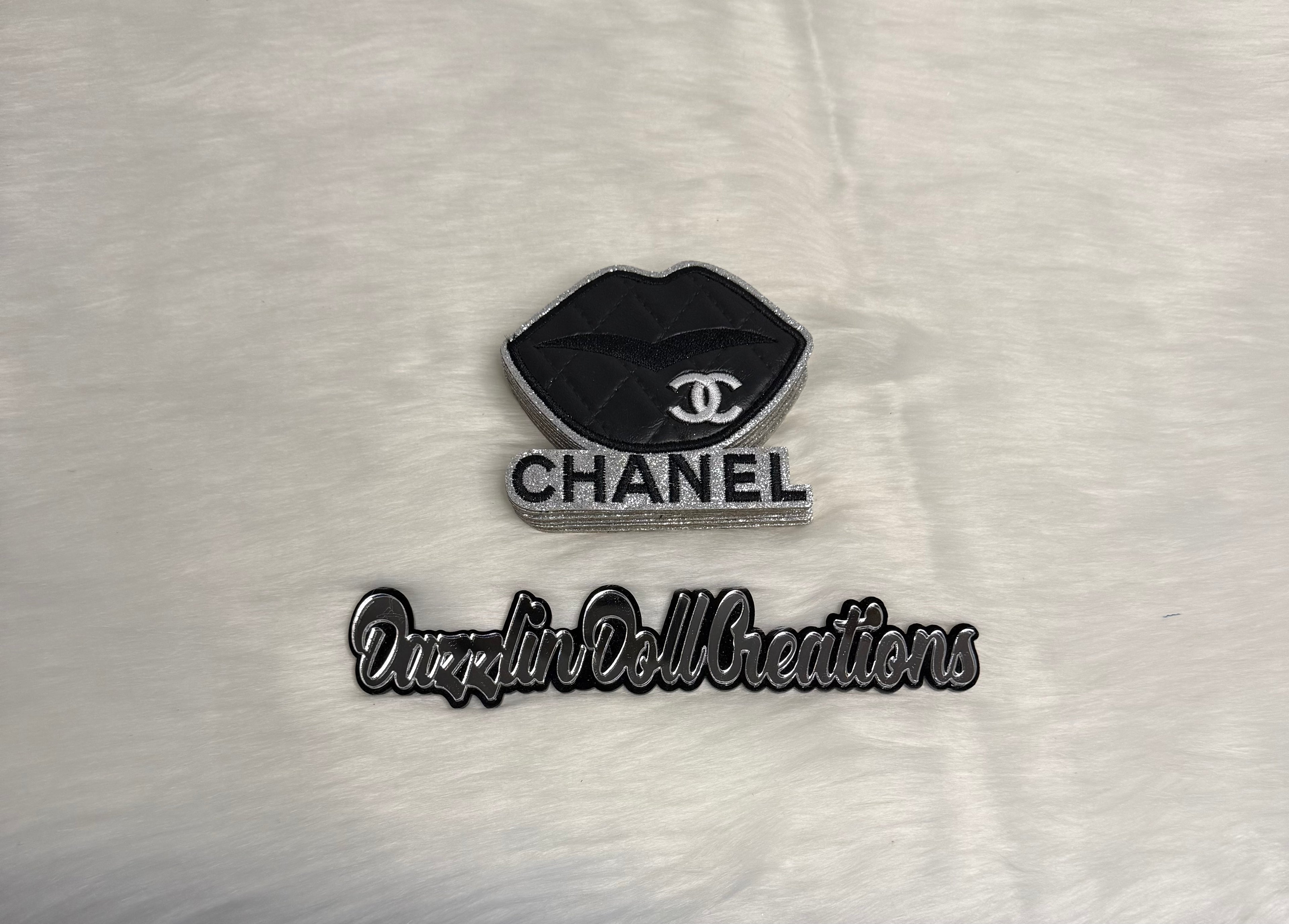 Inspired CC Leather Lips Patch