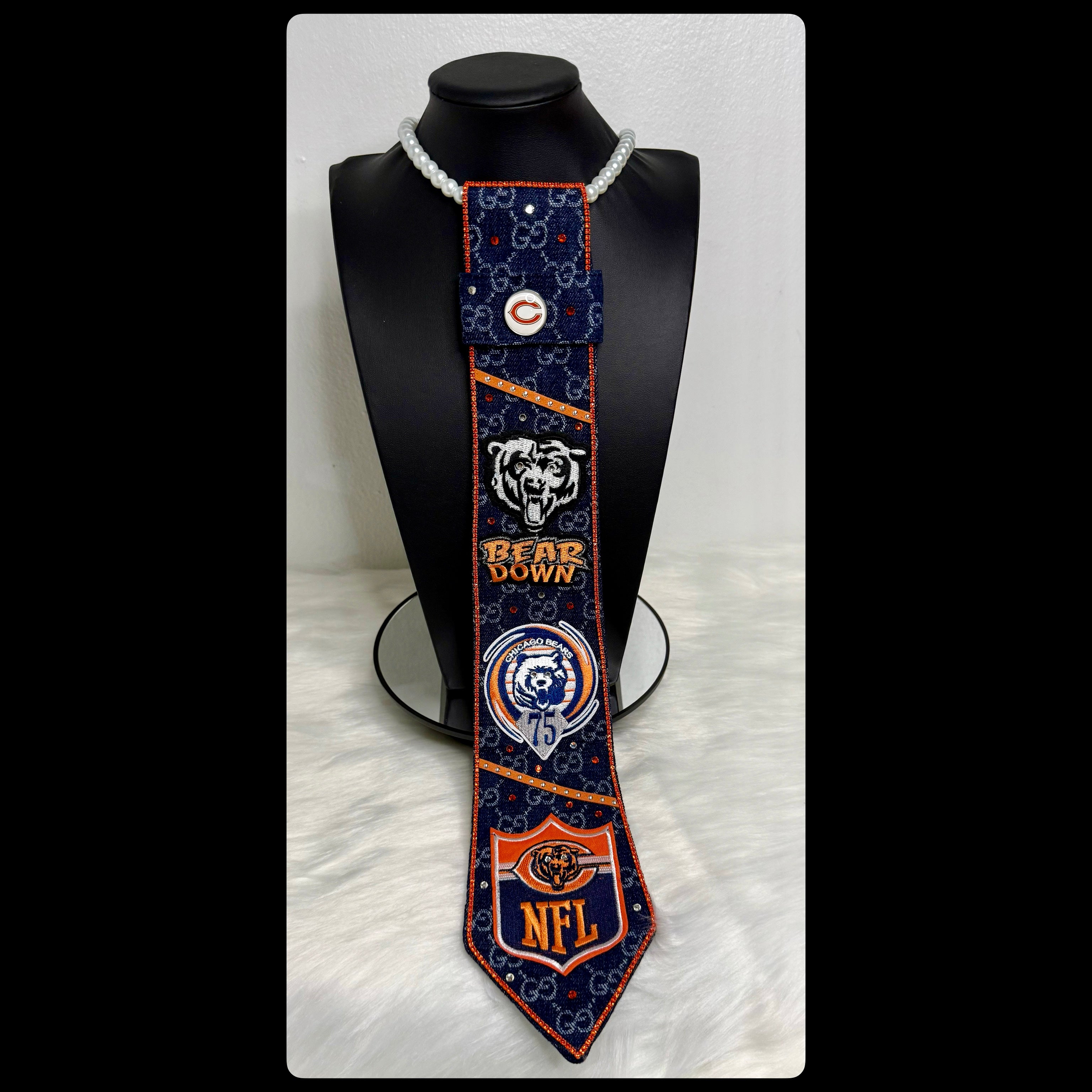 Chicago Bears Inspired GG Tie